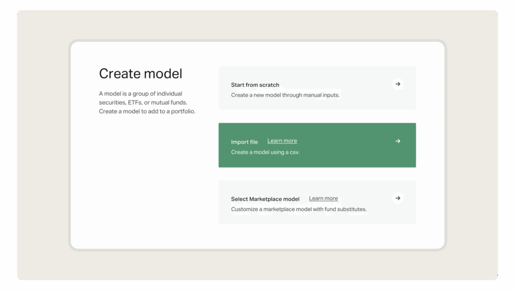 Altruist CSV model upload