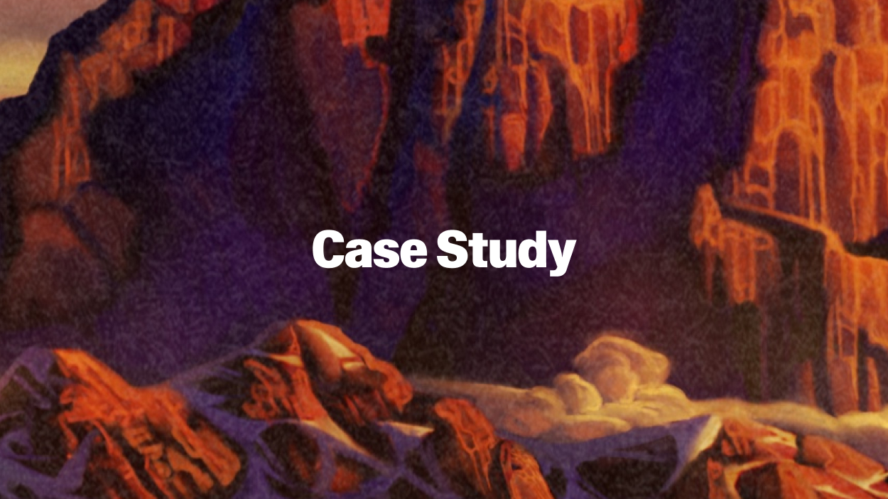 Case study cave graphic
