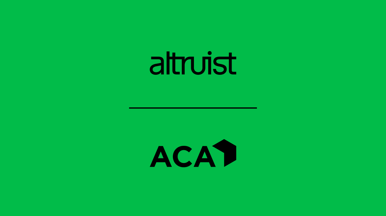 Introducing the Altruist + ACA integration for ESG analysis