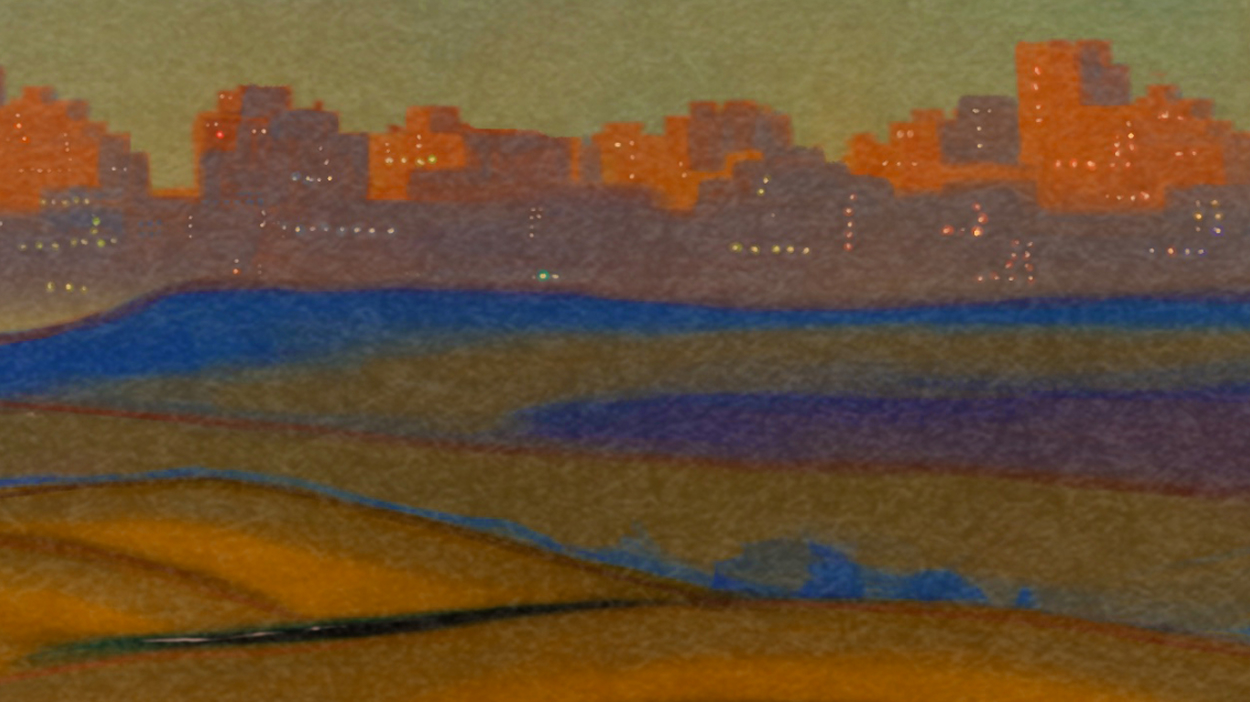 City in the distance