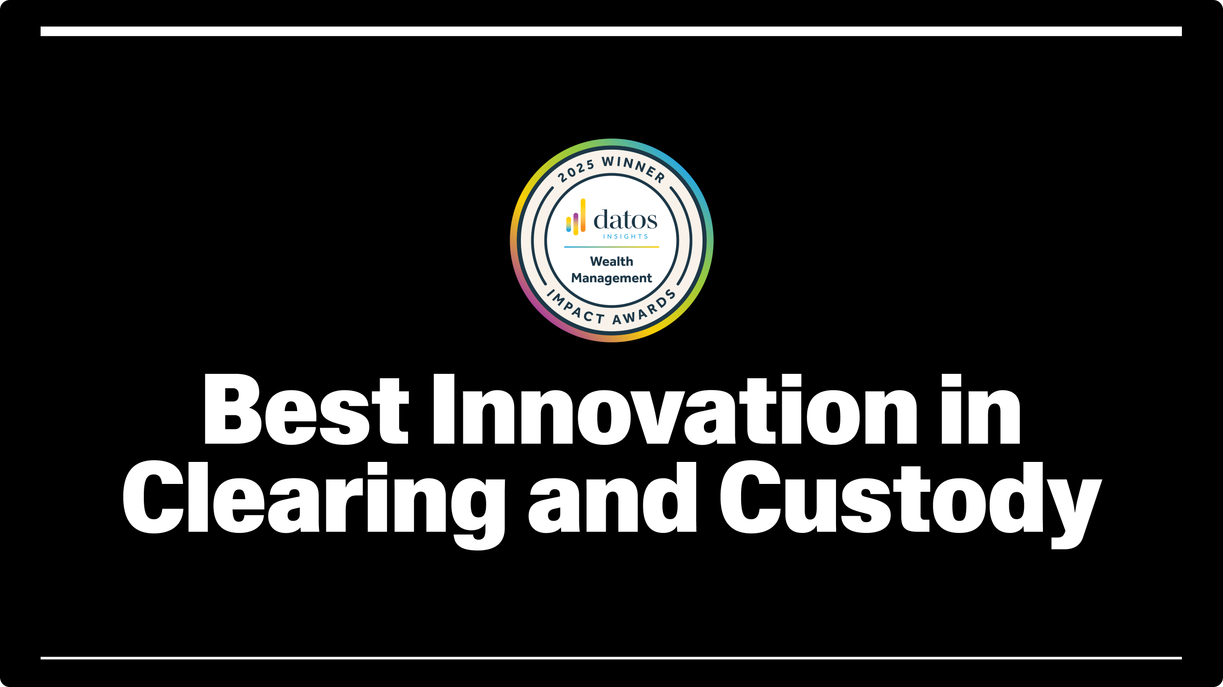 Altruist recognized by Datos Insights for Best Innovation in Clearing and Custody