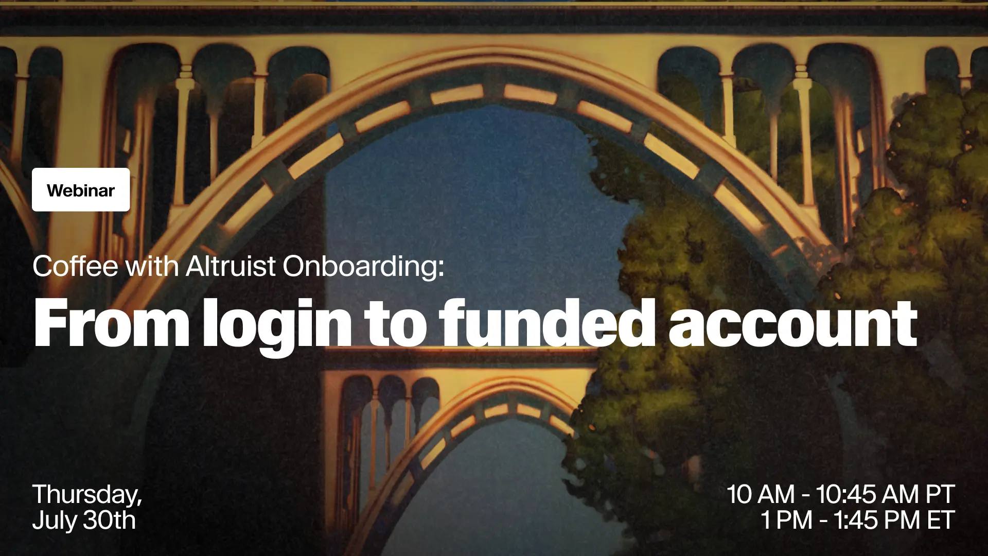 Coffee with Altruist Onboarding July 2026